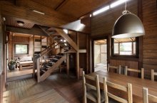 Дизайн интерьера деревянного дома фото и советы