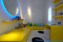 Дизайн интерьера стильной детской комнаты фото