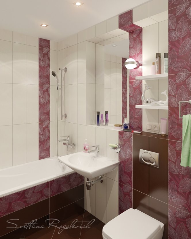 Дизайн интерьера ванной комнаты и санузла Дизайн интерьеров в