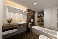 Модерн в дизайне ванной комнаты