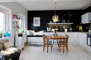 Простой дизайн шведской квартиры в стиле ИКЕА