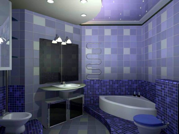 Варианта дизайна интерьера в ванной комнате - Информационно